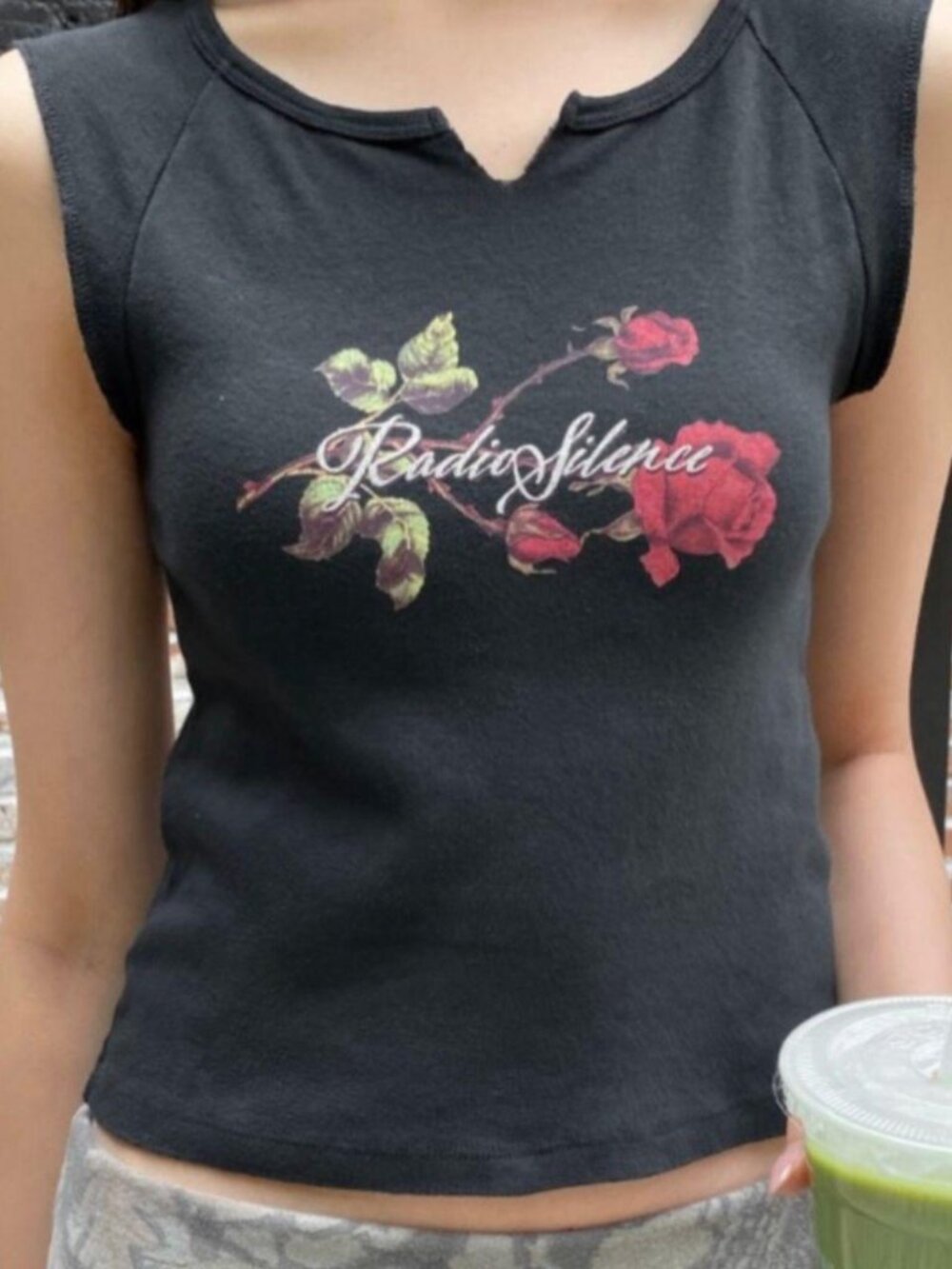 Brandy Melville John Galt Ronnie Radio Silence Rose Tank